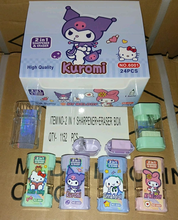 2 in 1 Sharpner Eraser