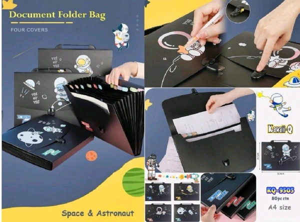 File Expanding 13 Pocket A4 (Spacekids)