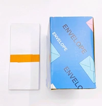 White Envelope Size:- 7x4 (50pc pack)