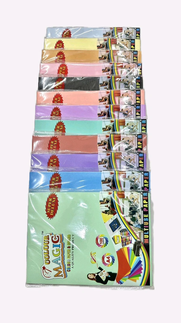 Color Paper A4 Single Color (100 Sheets)