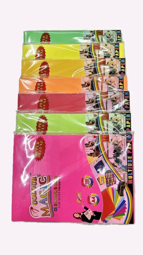 Color Paper A4 Single Color Neon (100 Sheets)