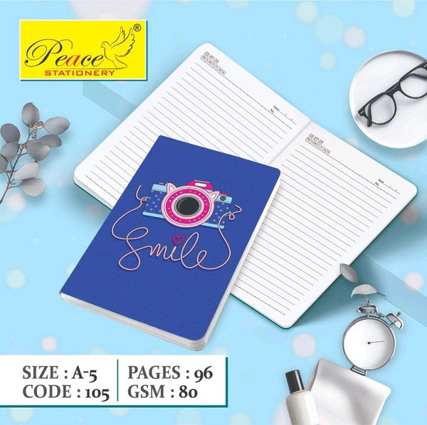 Fancy Printed Dairy A5 96Pg