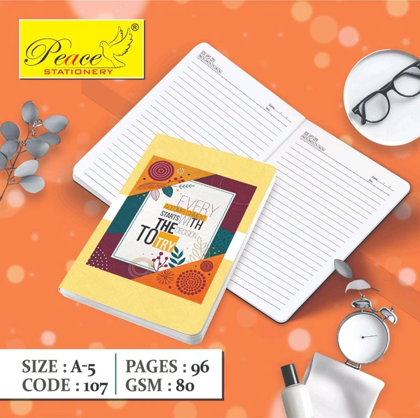 Fancy Printed Dairy A5 96Pg