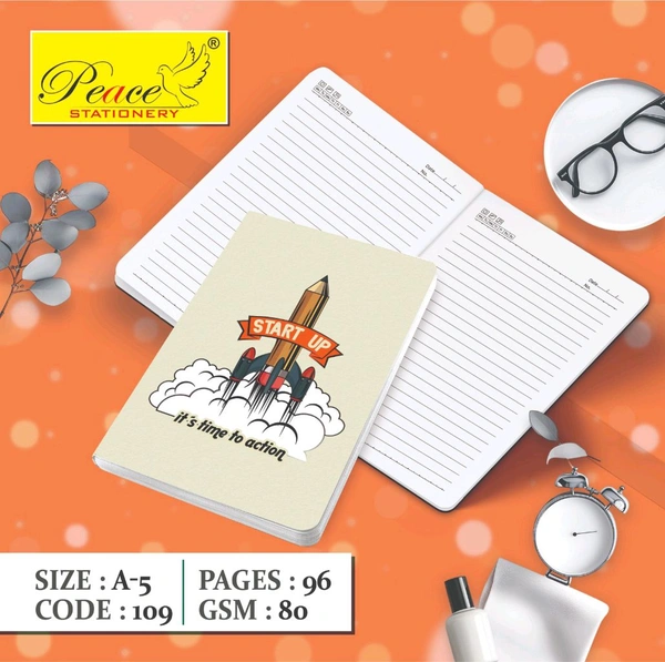 Fancy Printed Dairy A5 96Pg