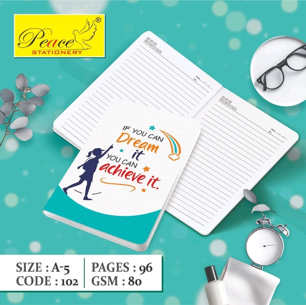 Fancy Printed Dairy A5 96Pg