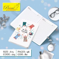 Fancy Printed Dairy A5 96Pg