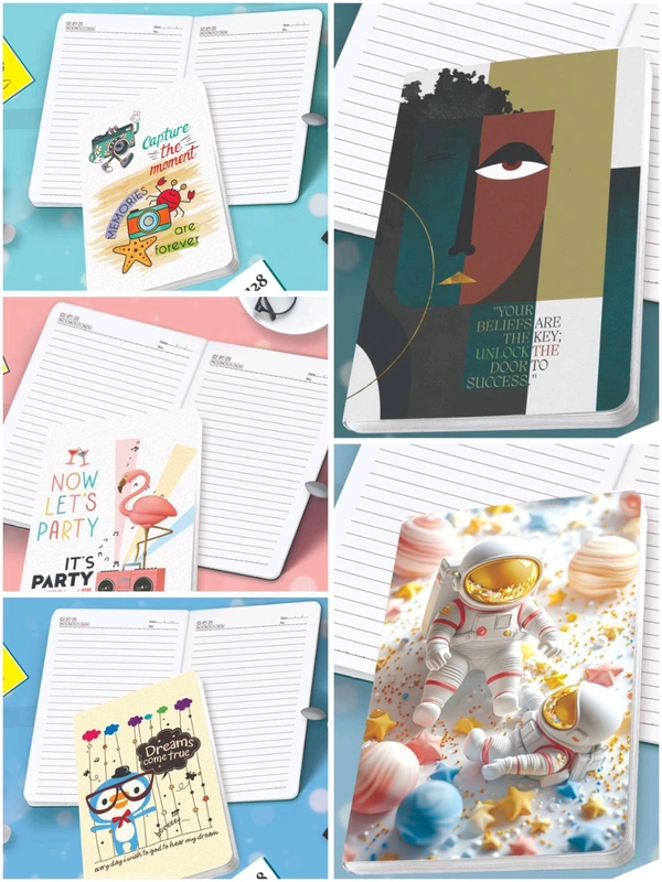 Fancy Printed Dairy A5 128Pg