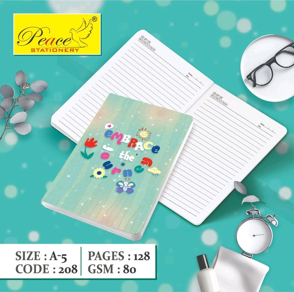 Fancy Printed Dairy A5 128Pg