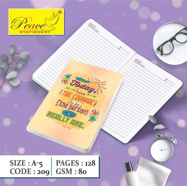 Fancy Printed Dairy A5 128Pg