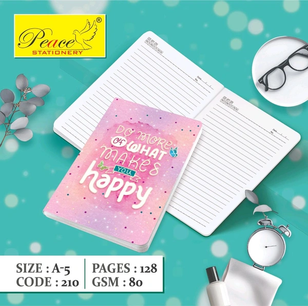 Fancy Printed Dairy A5 128Pg