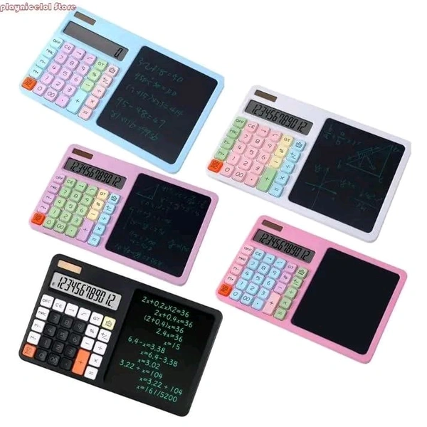 2208 Fancy Calculator With Writing Pad