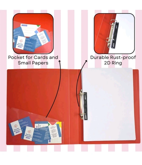 404 D Ring Plastic File FS