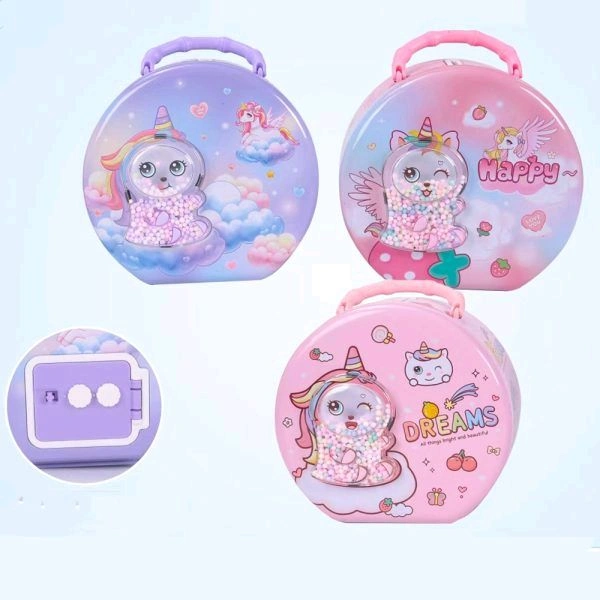 Metal Money Bank Unicorn S-276-B