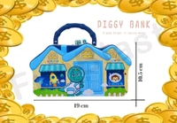 House Metal Pigy Bank