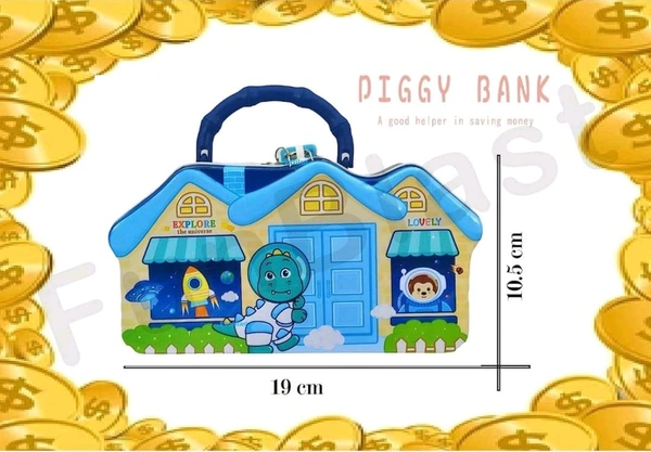 House Metal Pigy Bank