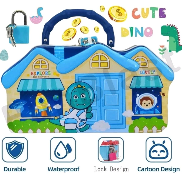 House Metal Pigy Bank