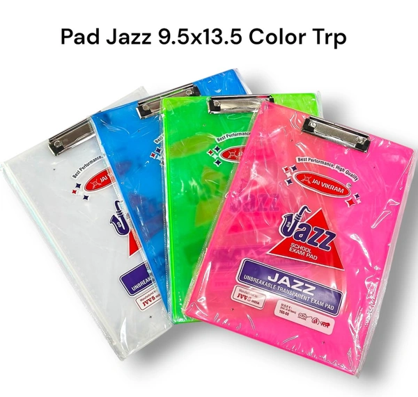 Writing Pad Jazz 9.5x13.5 Color Transparent 