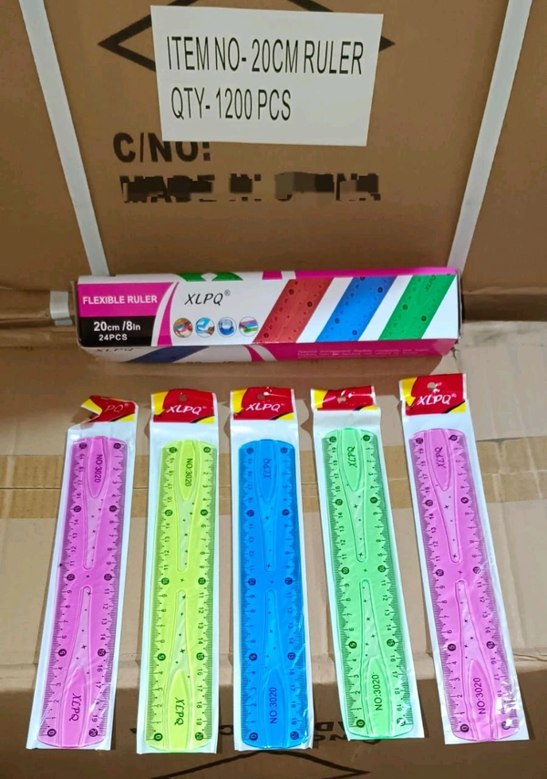 Flexible Scale Plastic 20cm (24pc Pack)