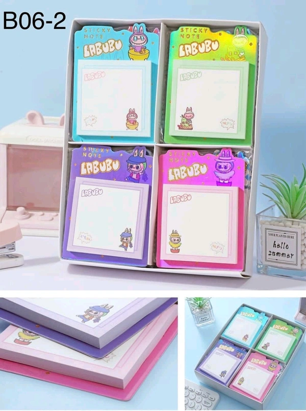 B06-2- Sticky Note Labubu 60 Sheets