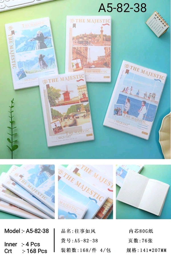 A5-82-38 Soft Cover A5 152pg Dairy