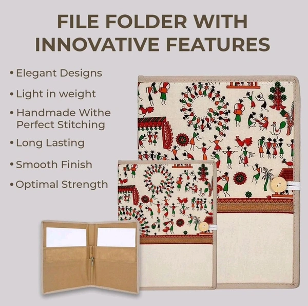 Jute File Jaipuri Folder 20x13.5inch