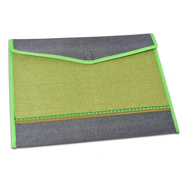 Jute Welcro Folder 10x14inch