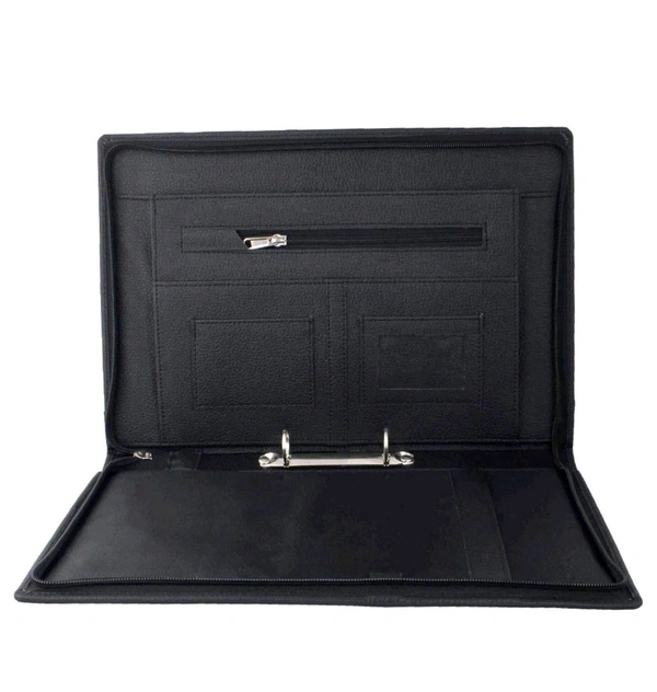 Leather 2D Ring File F/S Size