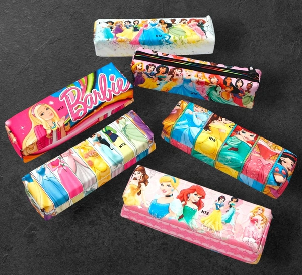 Pouch Square 1 Zip Barbie Design