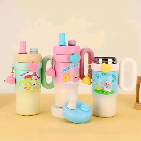 Tumbler with Straw and Spout Lid 900ml