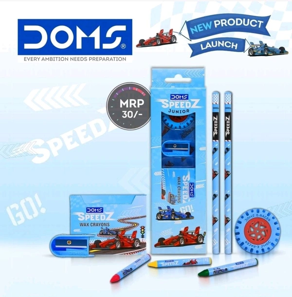 Doms Speedz Junior Stationery Kit 30mrp