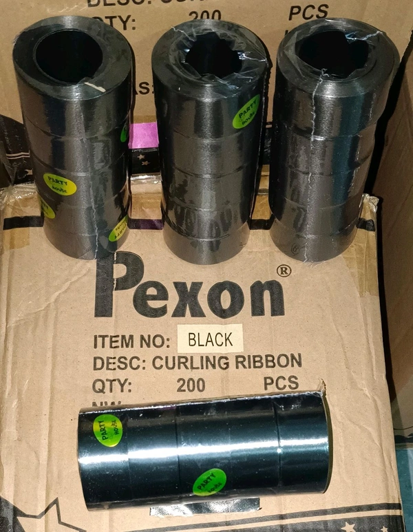 Sartin Curling Ribbon 1inch (5pc) Black