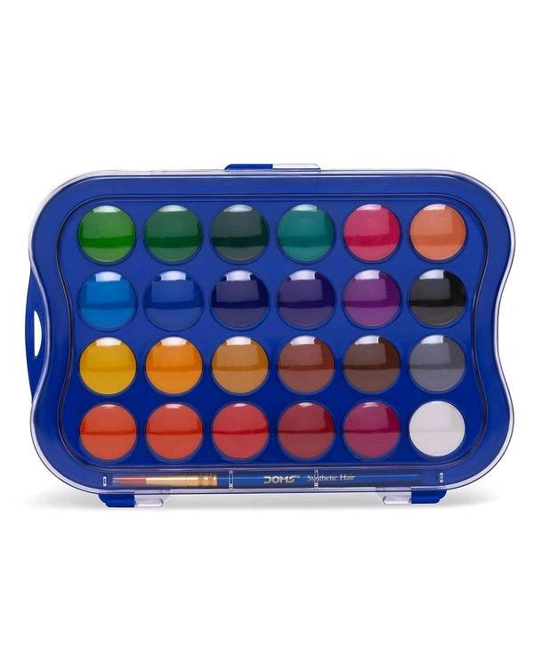 Doms Aqua Water Colour Cakes 24 Shades 120mrp