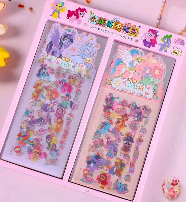 SZ-135 Stickers PET Transparent (3sheets)