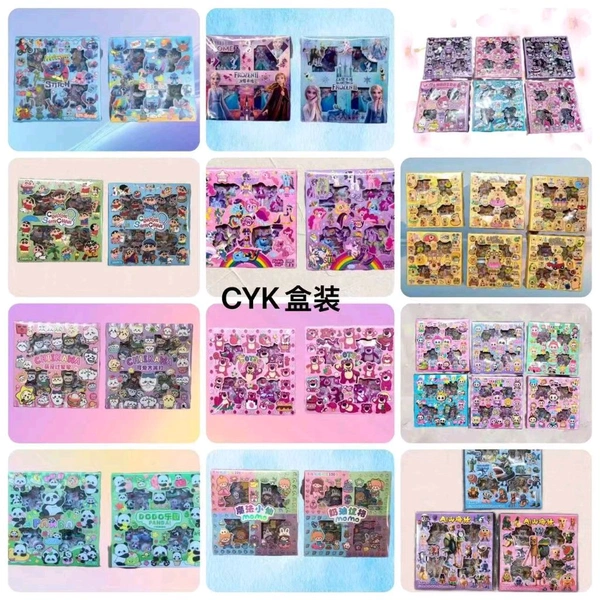 Stickers CYK 100 Stickers Mix Designs