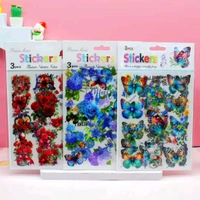 WX-SX Transparent Pet Stickers 3 Sheets (Mix Design)