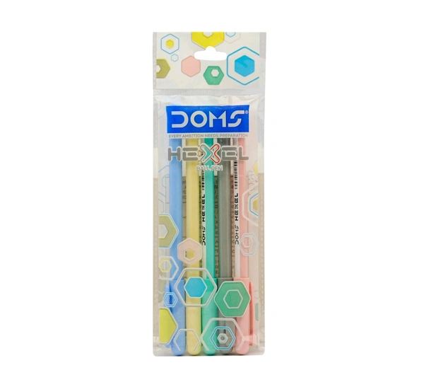 Doms Hexel Pen (5pc Pack) - Blue