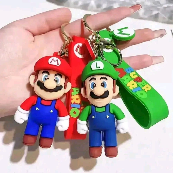 Mario PVC Jumbo 1st Keychain (Loose)