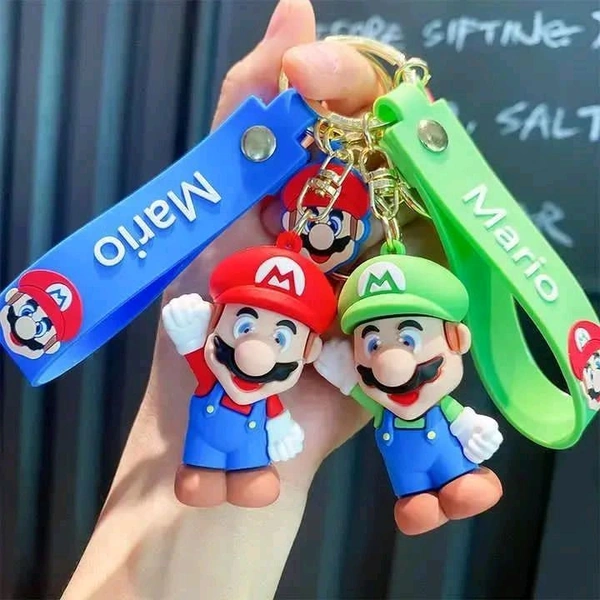 Mario PVC Jumbo 1st Keychain (Loose)