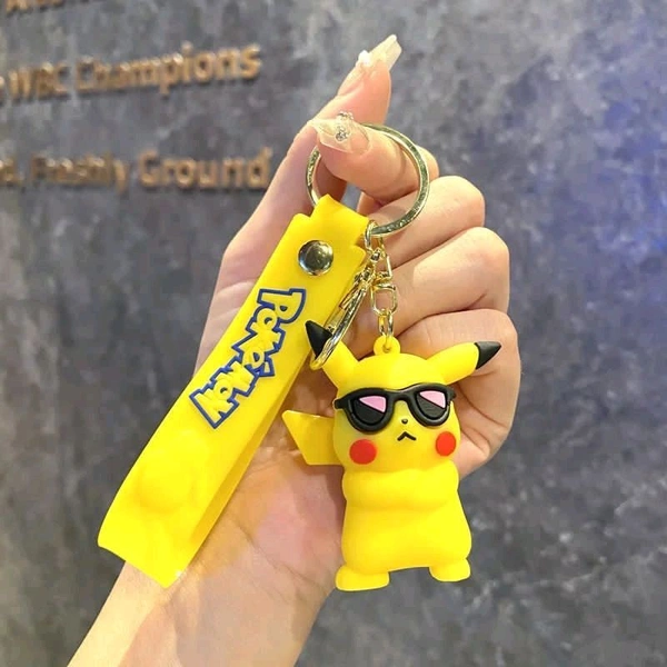 Pokemon PVC Jumbo 1st Keychain  (Loose)