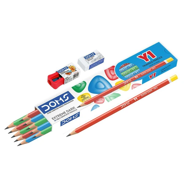 DOMS Y1 Pencil 100 Pcs Pack
