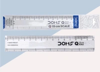Doms Plastic Ruler Scale 15cm (10pc Pack)