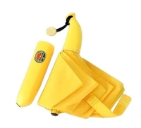 Banana Foldable Umbrella  - Yellow