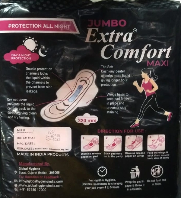 EXTRA COMFORT Sanitary XXXL Pad 40 PADS - 1 PCT