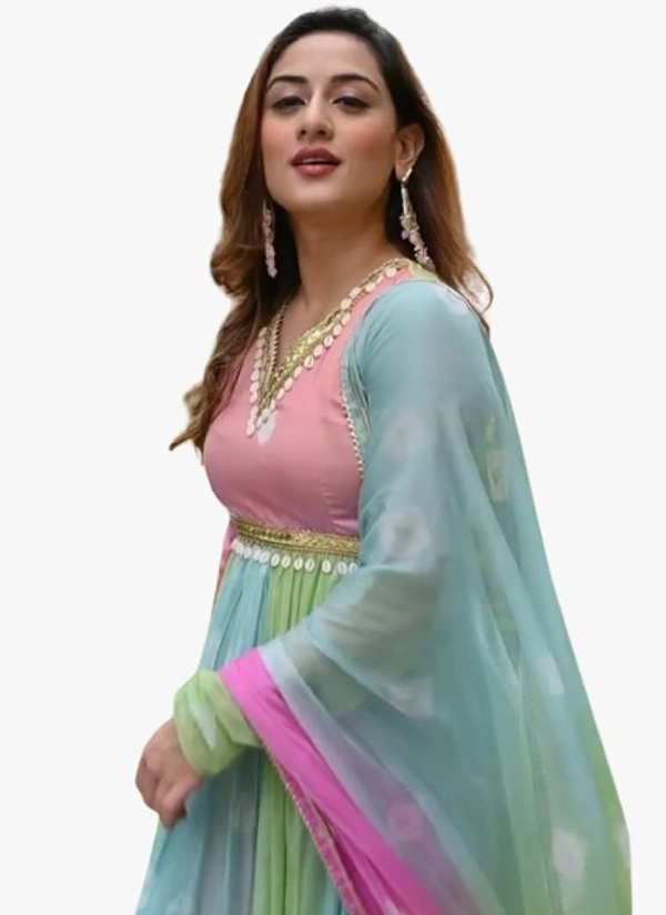 Ary Dress 1064 FHIRA HEAVY FENCY GOWN WITH DUPPATTA - L