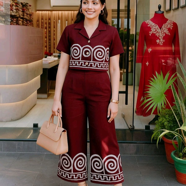 LCW 5661  New Design Launch.*Beautiful                    cotton Cord set Whit Side Pocket  - 2XL-44