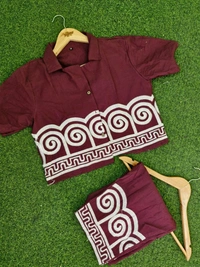 LCW 5661  New Design Launch.*Beautiful                    cotton Cord set Whit Side Pocket  - 2XL-44
