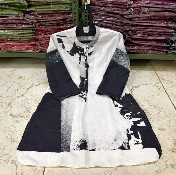 LCW 5675 New comfortable and beautiful Digital print Cotton Lilan cord set - XL-42