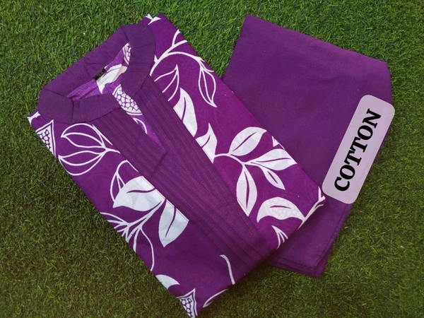 LCW 5684 *New lounch amazing Stylish  kurti pant set 
Very comfortable  and classy - Purple, 2XL-44