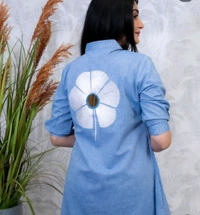 LCW 5698 *New Cotton kurta Pant  full embroidery Work With Side pocket  - L-40