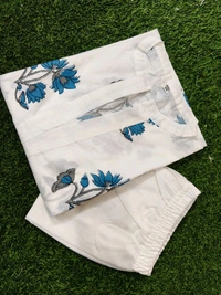 LCW 5703 *New  Floral Fine Pure cotton kurti pant set
Very Classy Designe Look

 - L-40